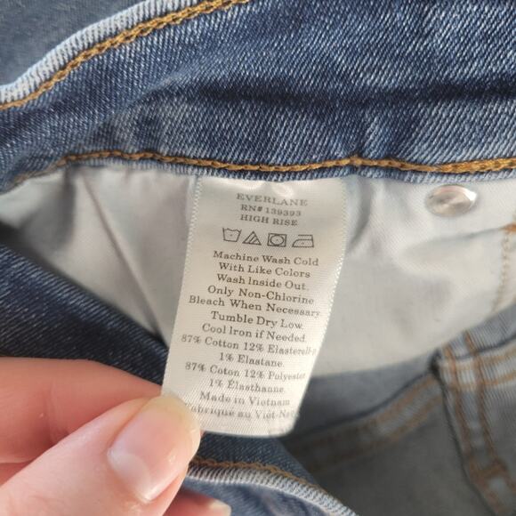 Everlane High Rise Skinny Jeans 28 - Picture 9 of 9